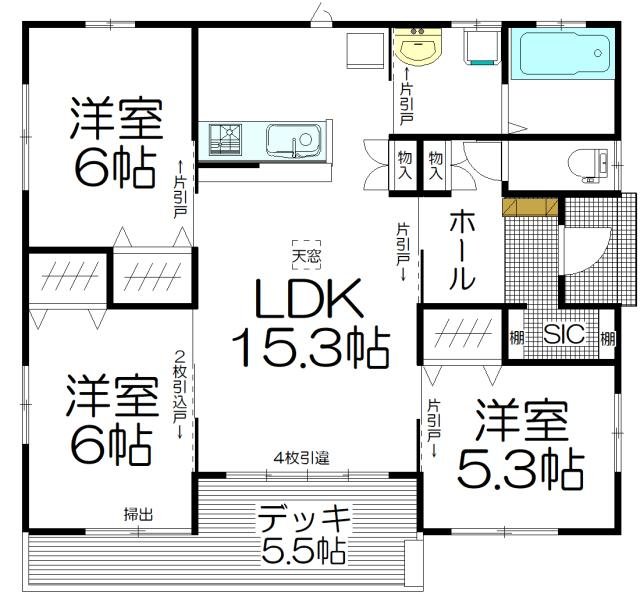 3LDK間取